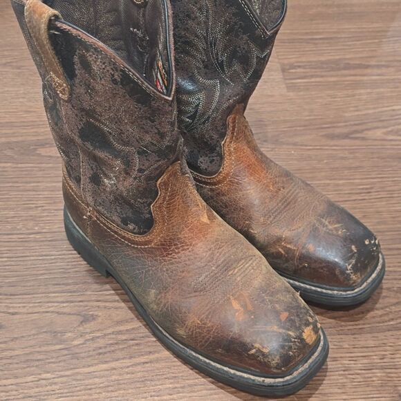 Ariat steel toe puncture resistant work boots size 10EE - Picture 2 of 10